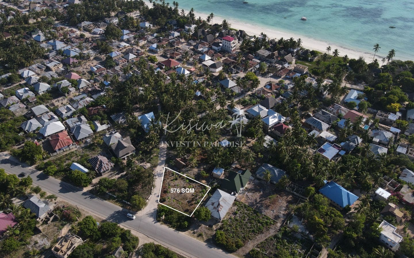 Achat Terrain Zanzibar Jambiani Mwendawima 576m2