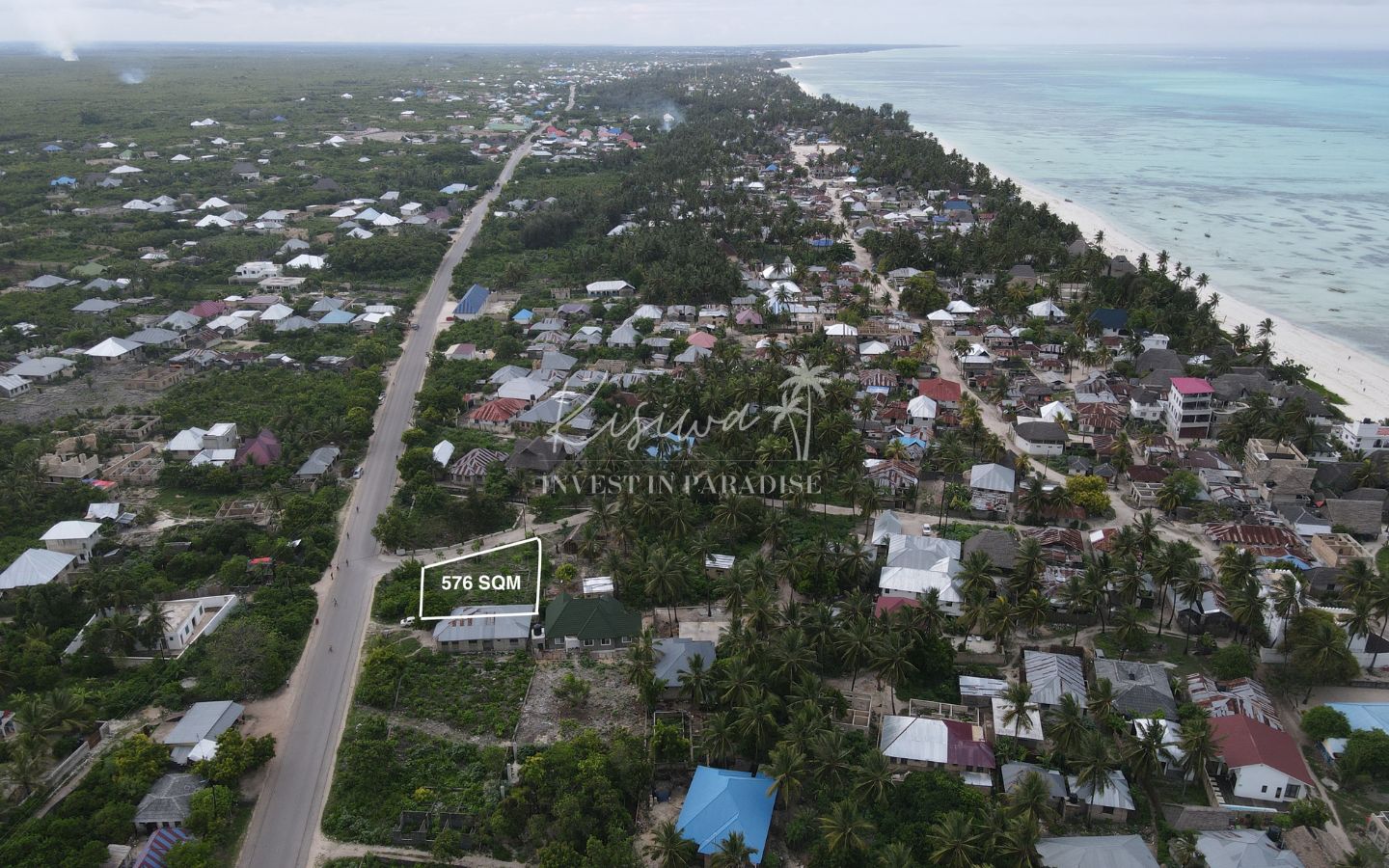Terrain vendre Zanzibar Jambiani Mwendawima 576m2