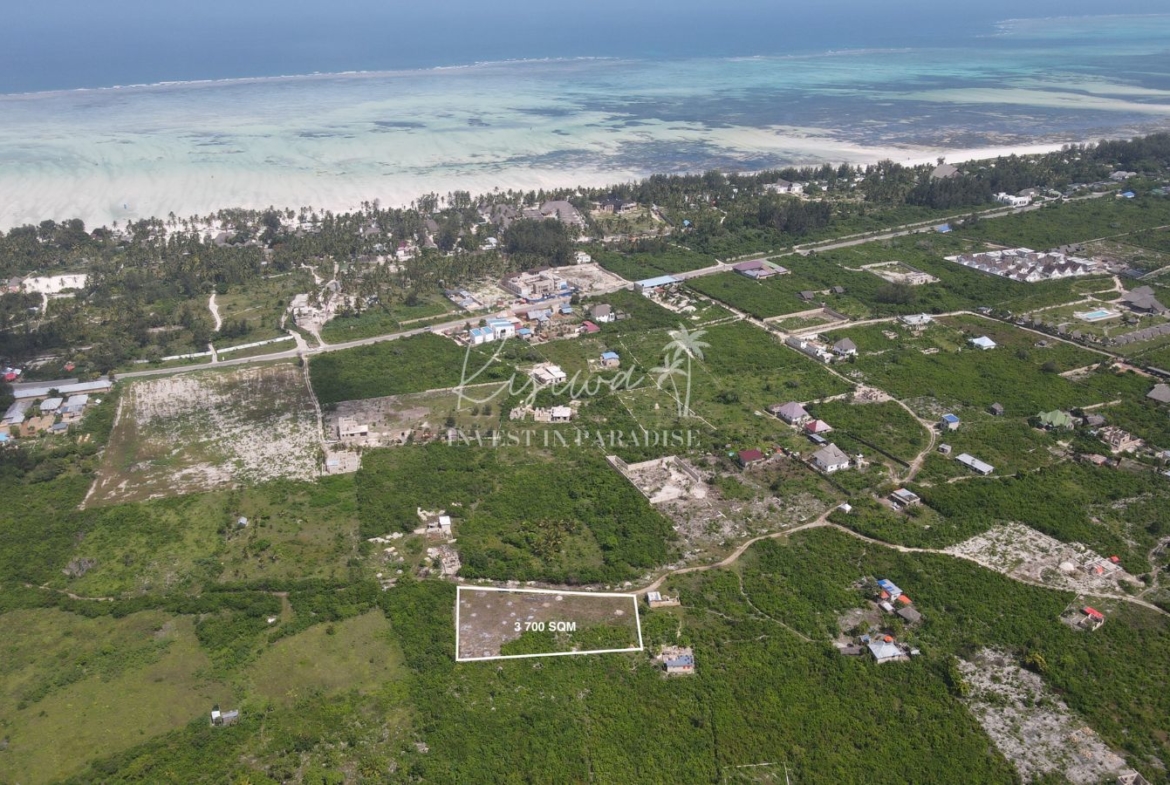 Terrain vendre Zanzibar Paje 3 700m2