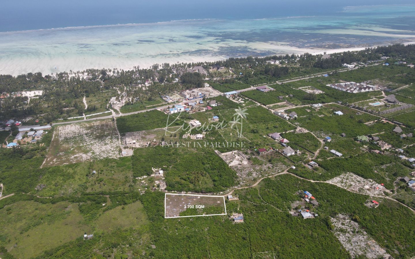 Terrain vendre Zanzibar Paje 3 700m2