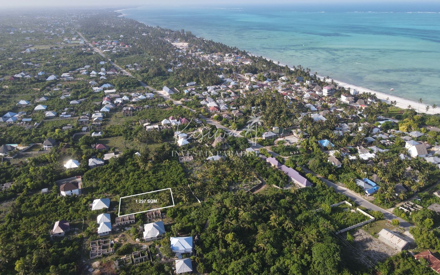 Achat Terrain Jambiani Mwendawima Zanzibar 1 297M2