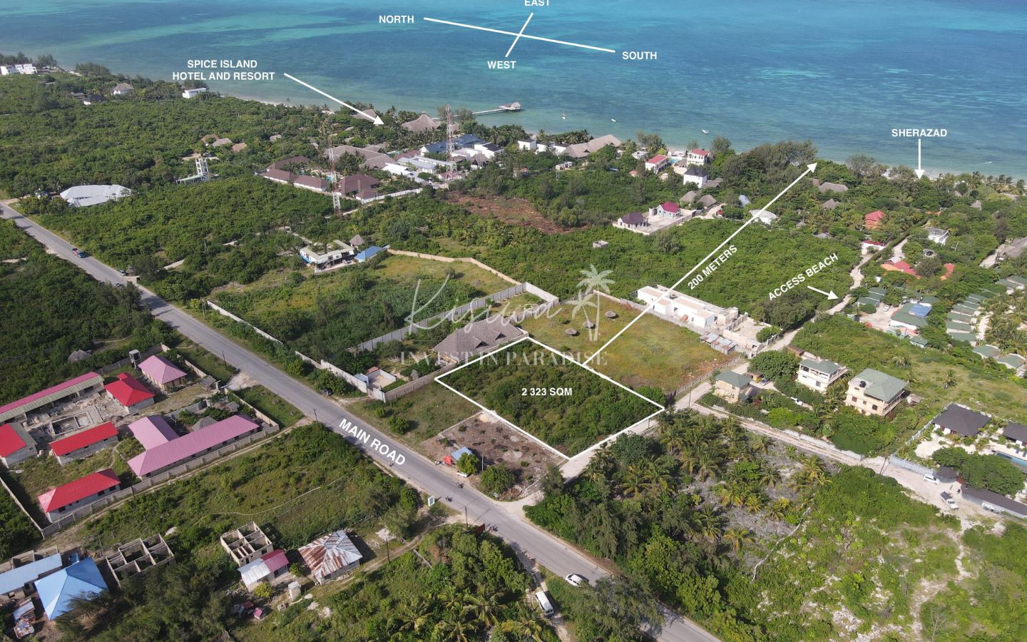 Achat Terrain Kibigija Zanzibar 2 323 M2