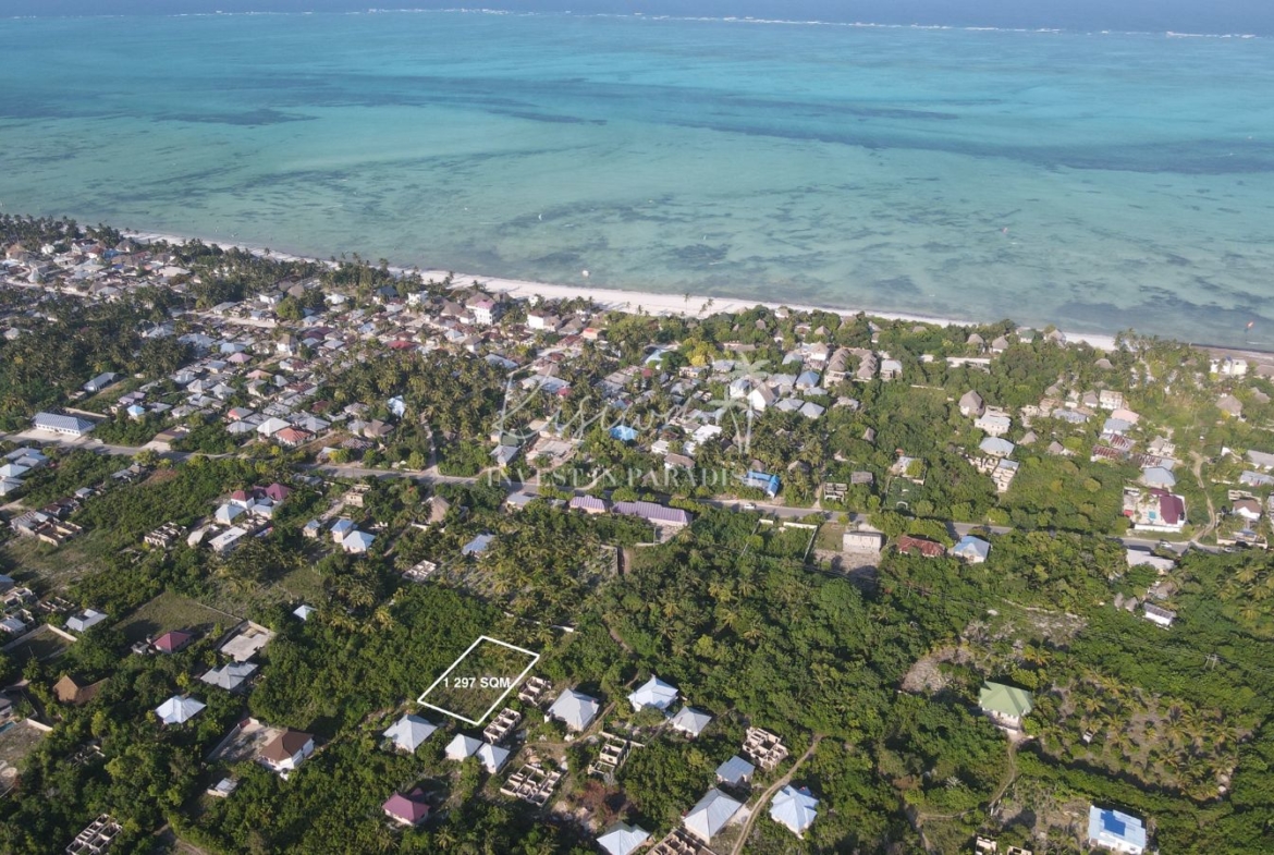 Acheter terrain zanzibar Jambiani Mwendawima 1 297M2