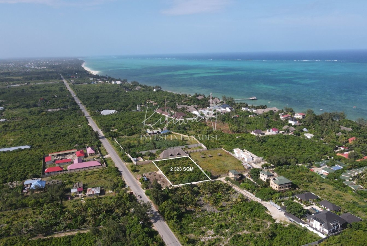 Invest terrain zanzibar Kibigija 2 323 M2