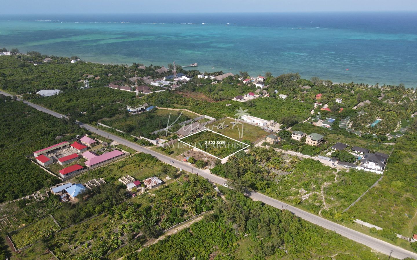 Terrain vendre Kibigija Zanzibar 2 323 M2