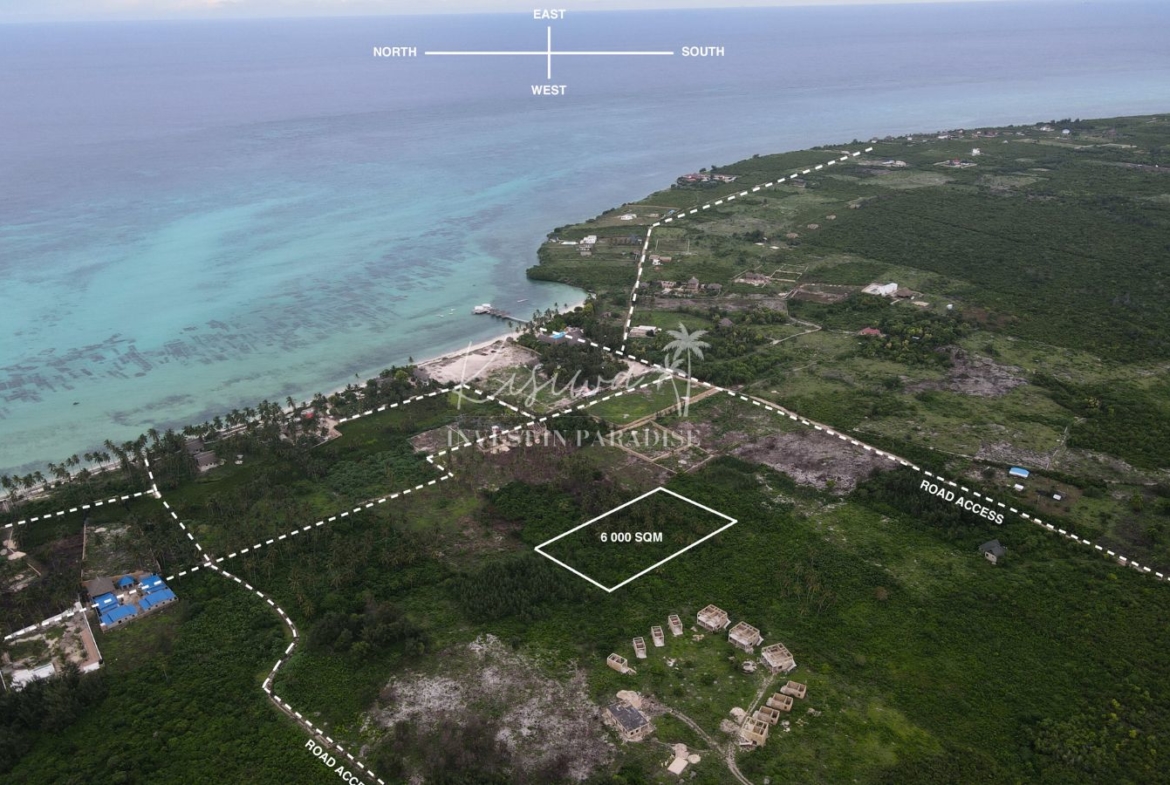 Terrain vendre Zanzibar Jambiani 6 000M2