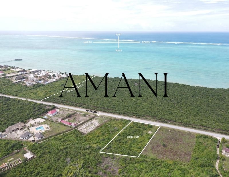 Terrain a vendre zanzibar 3 800 m2 Jambiani