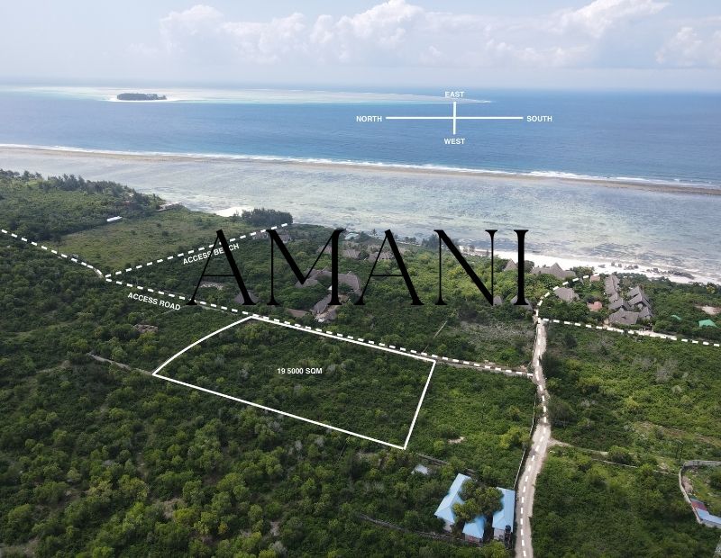 Terrain a vendre zanzibar 19 500 m2 Matemwe