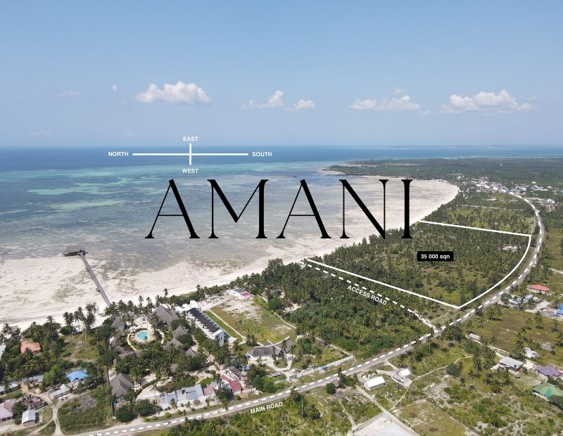 Terrain a vendre zanzibar 35 000 m2 Pongwe