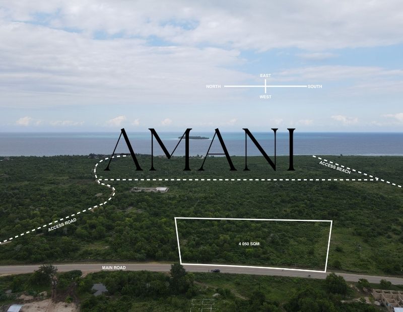 Terrain a vendre zanzibar 4 050 m2 Matemwe