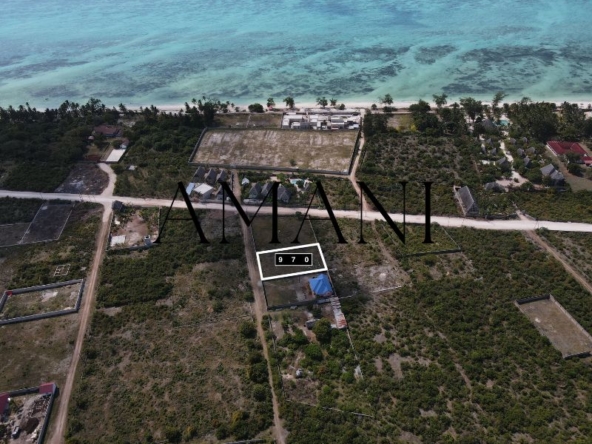Terrain a vendre zanzibar 970 M2 Makunduchi