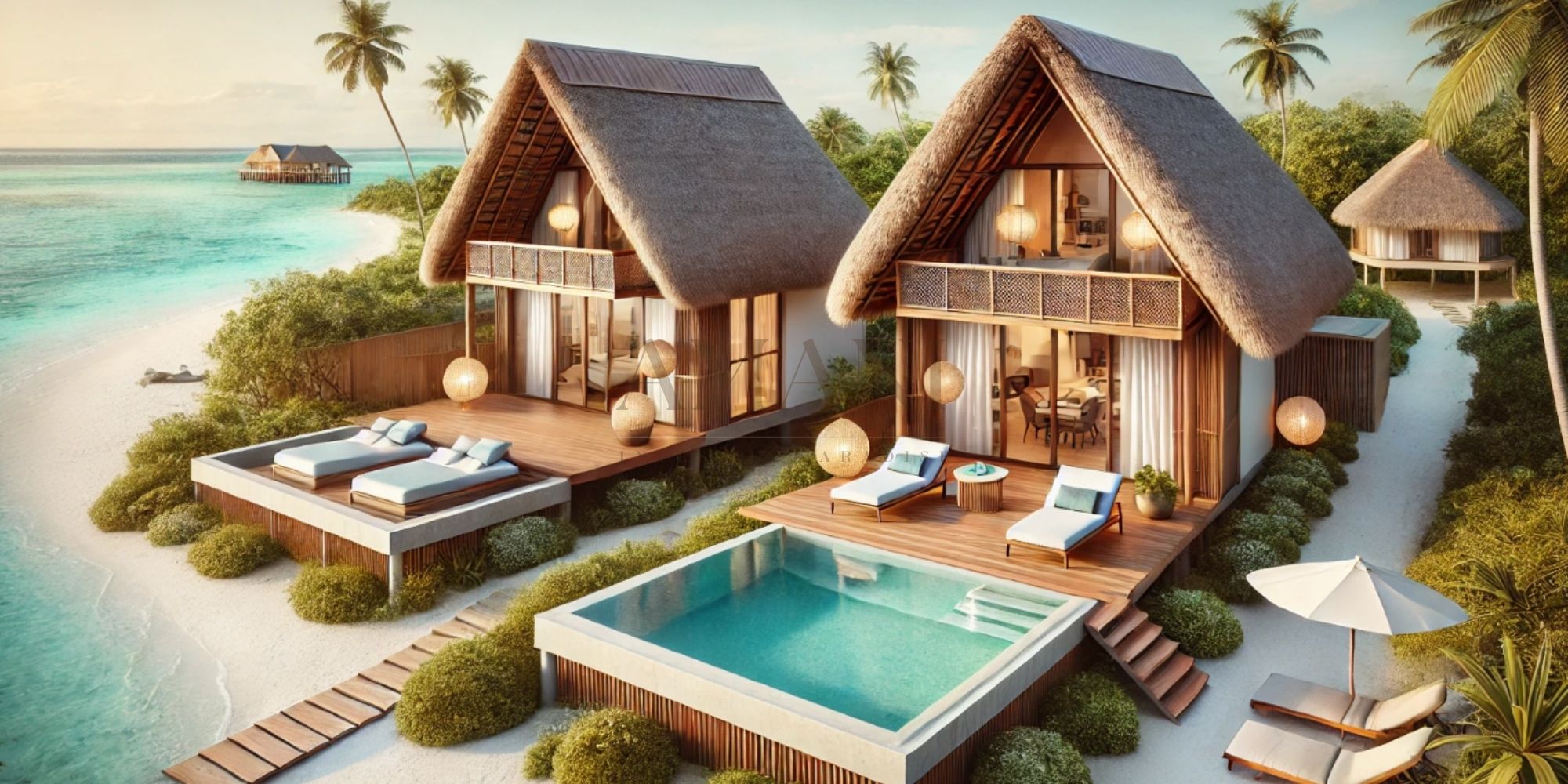 Construction villa makuti zanzibar