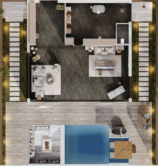 Plan Villa Zanzibar