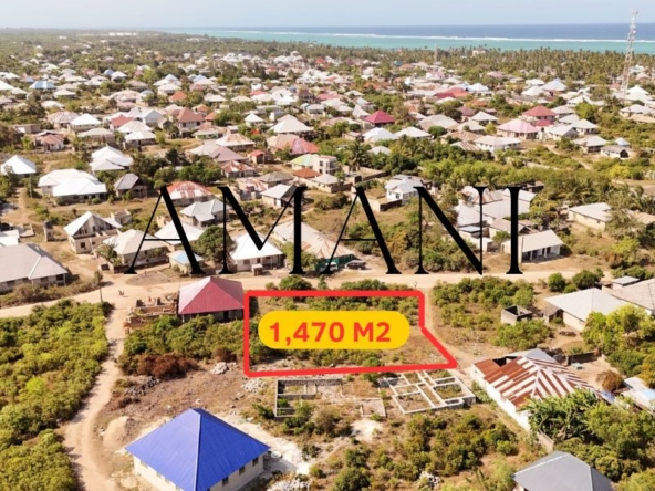 Terrain a vendre zanzibar Bwejuu 1-470 M2