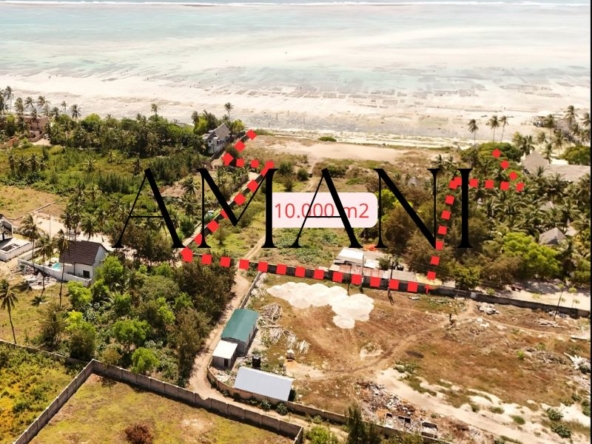 Terrain a vendre zanzibar Jambiani 10 000 M2