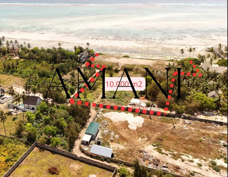Terrain a vendre zanzibar Jambiani 10 000 M2