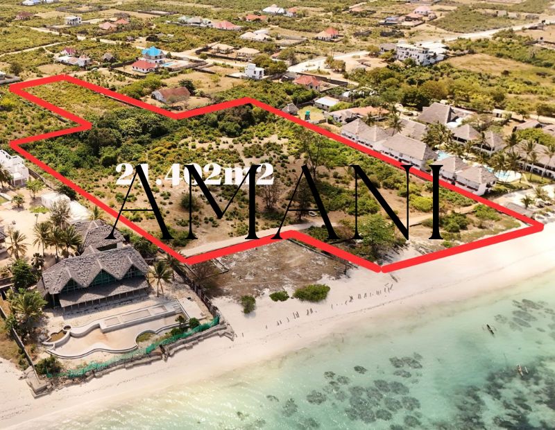 Terrain a vendre zanzibar Makunduchi 21 402 M2