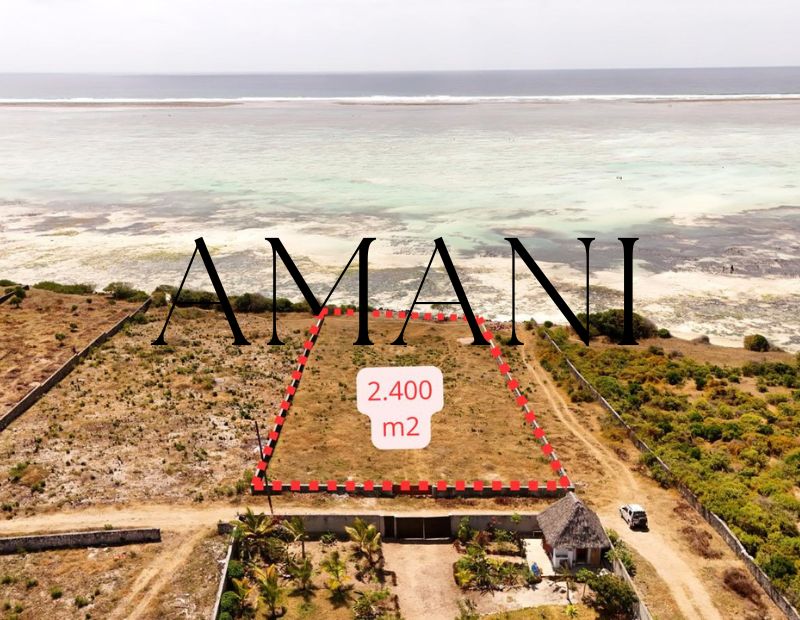 Terrain a vendre zanzibar Makunduchi 2 400 M2