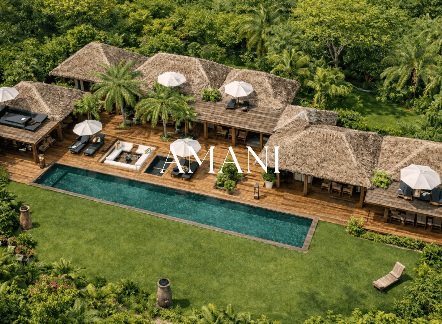 Luxury villa construction in Zanzibar