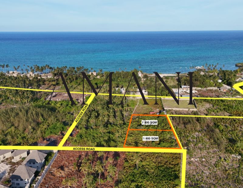 2-terrains-a-vendre-1 800 m2-jambiani-zanzibar