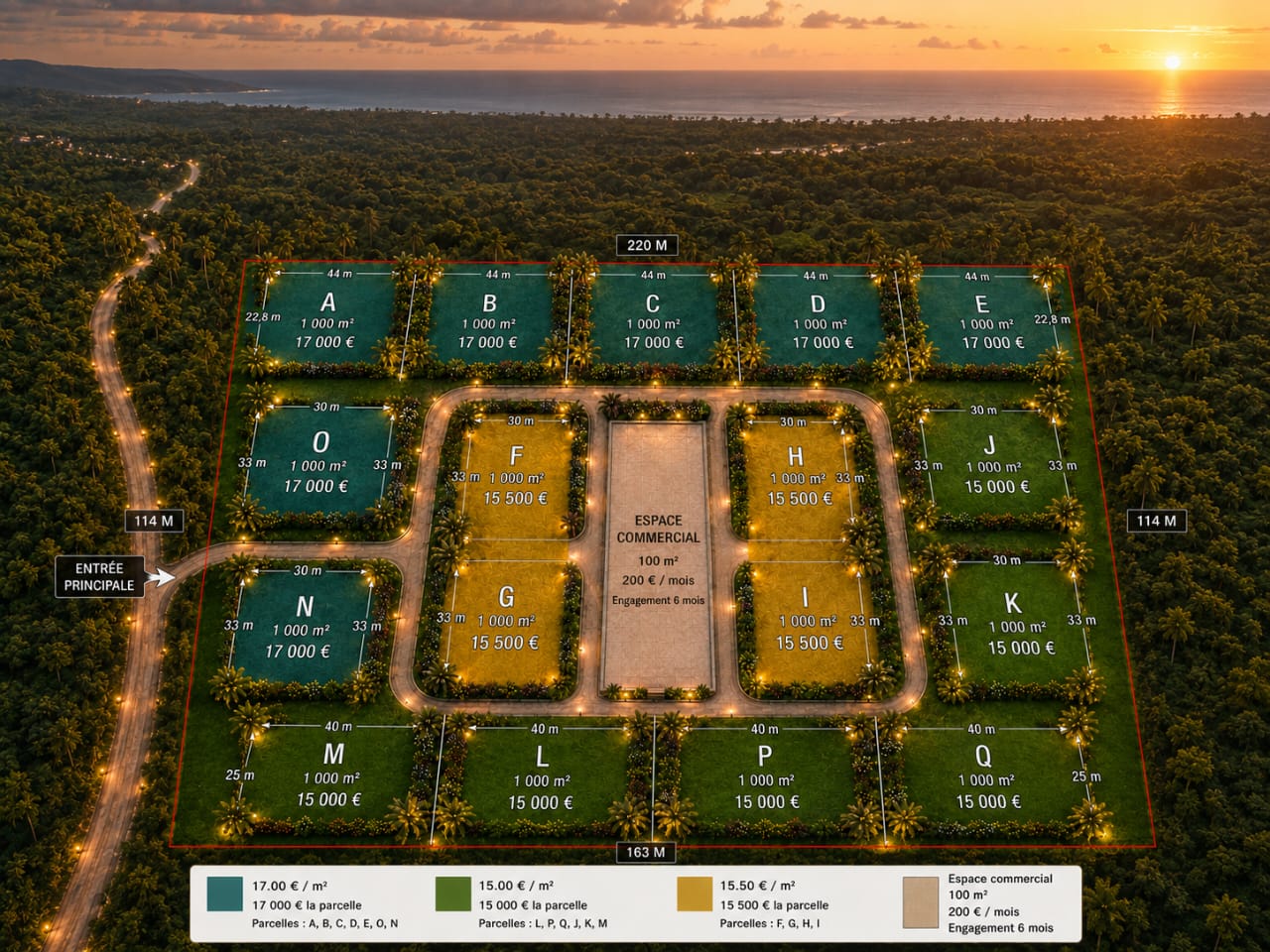 Plan des parcelles Makunduchi Amani