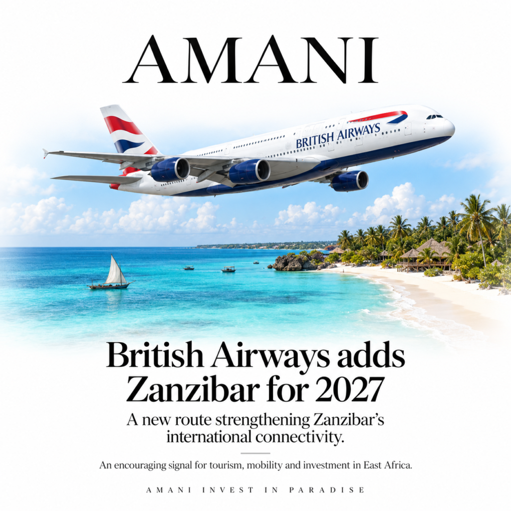 British airways zanzibar